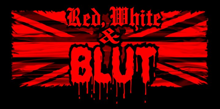 Red and white and blut